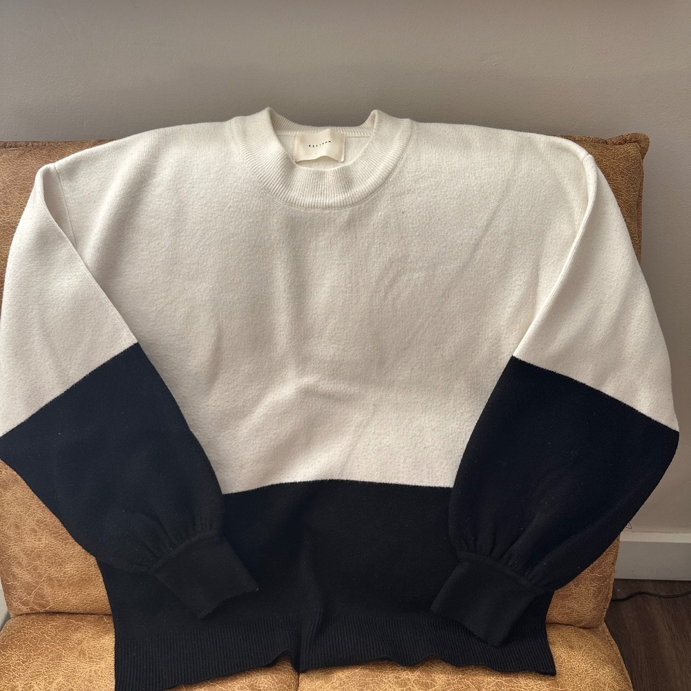 All row colour block sweater - S